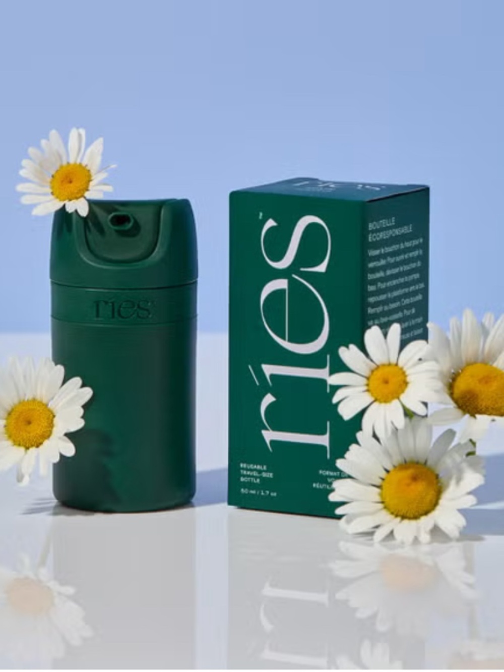 RIES Refillable Travel Container – 50 mL/1.7 oz